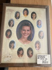 Retro School Picture Wooden Frame 1st-12th Grade Collage 15x 12 Vtg Photo New