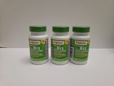 3 X B12 Dietary Supplement 30 Tablets Timed Release Each 1000 MCG Exp:01/27 409
