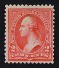 CKStamps: US Stamps Collection Scott#252 2c Washington Unused NG Crease