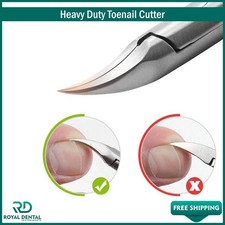 Stainless Steel Toenail Clipper for Ingrown Thick Nails Wide Jaw Toe Nail Cutter