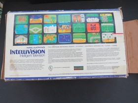 INTELLIVISION MATTEL  Console Vintage + 6 Complete Games w/Manuals Overlays