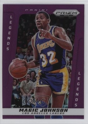 2024-25 Panini Prizm Deca Legends Purple 67/99 Magic Johnson #204 HOF 1iu6