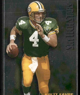 1994 SkyBox Premium #ST-14 Brett Favre SkyTech Stars