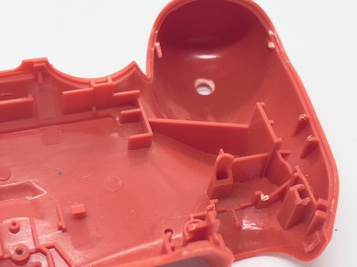 Back Cover Housing Shell PlayStation 4 Pro Slim Controller Gen 3 Magma Red ZCT2U - Picture 5 of 6