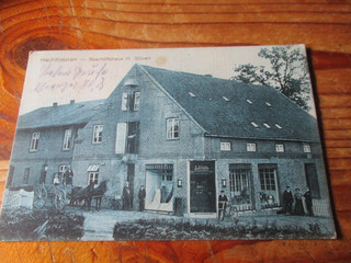HECHTHAUSEN BUSINESS BUILDING H: STÜVEN RAILWAY POSTCARD POSTCARD FROM 1913? AFTER ESTORF