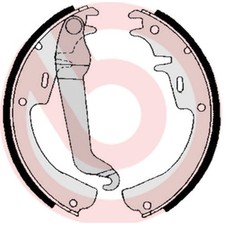 ORIGINAL® Brembo Bremsbackensatz Hinten für Opel GT MANTA B REKORD E KADETT C