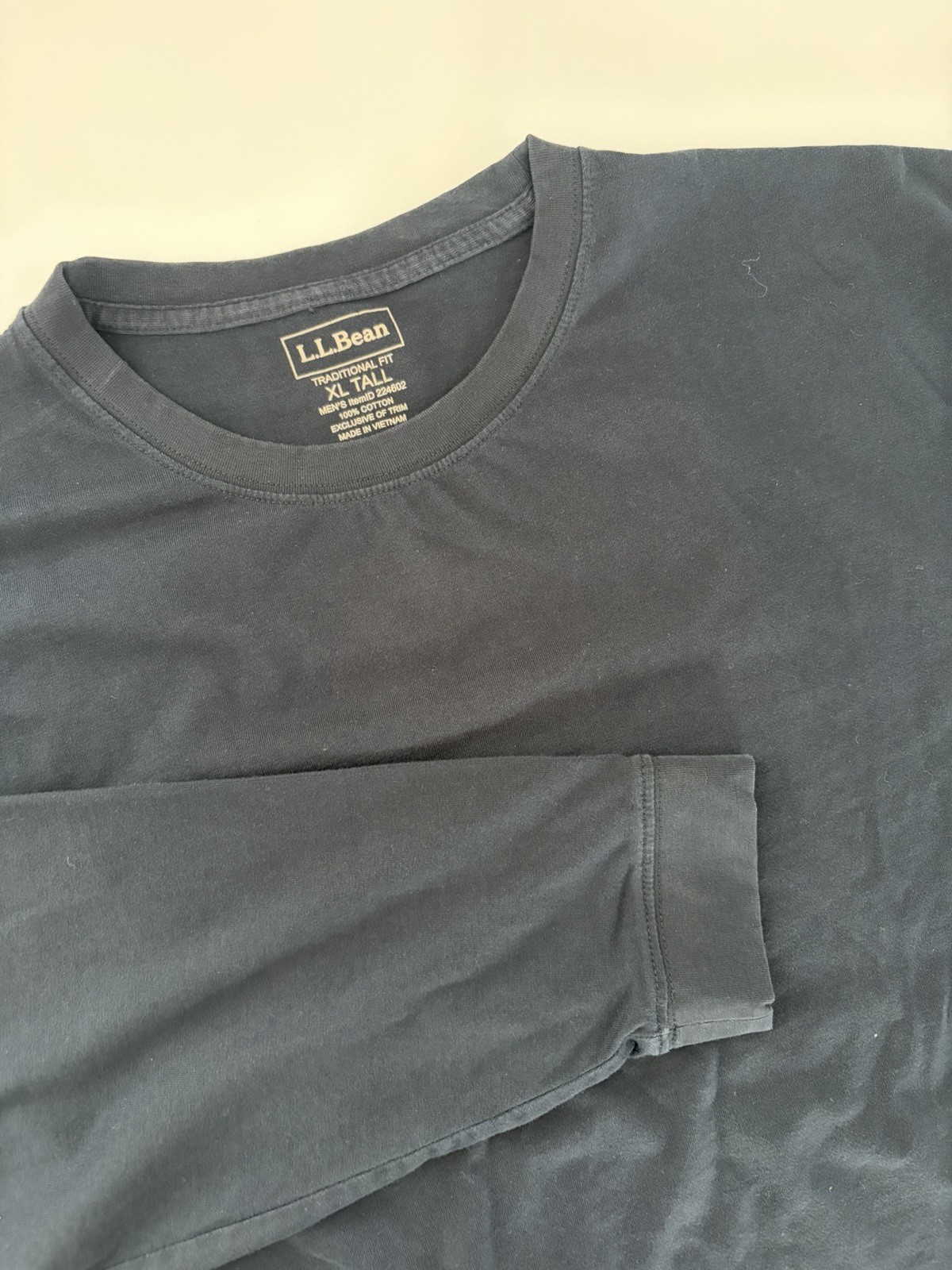 L.L. Bean Long Sleeve Shirt - Men's XL, Dark Blue