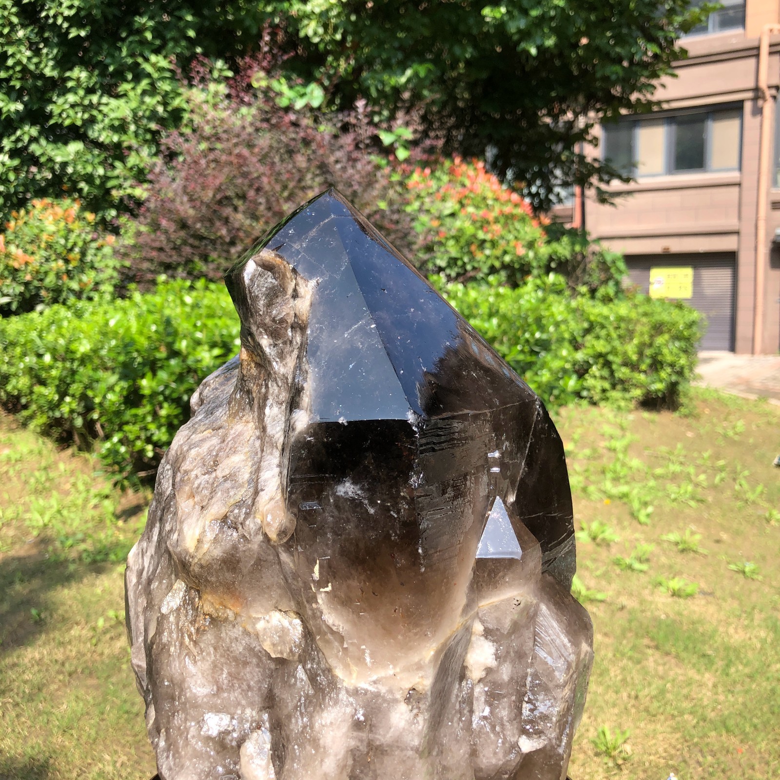 18.61LB Natural Black Crystal Specimen Quartz Crystal Specimen Healing 2373