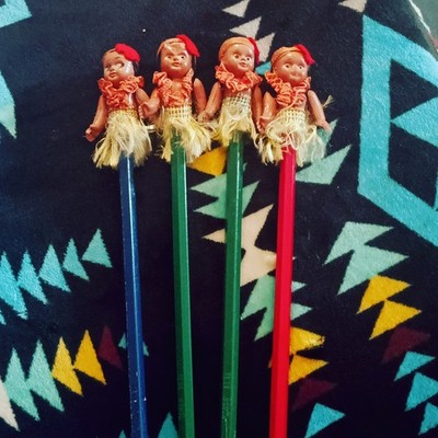 Half Doll Vintage Pencils