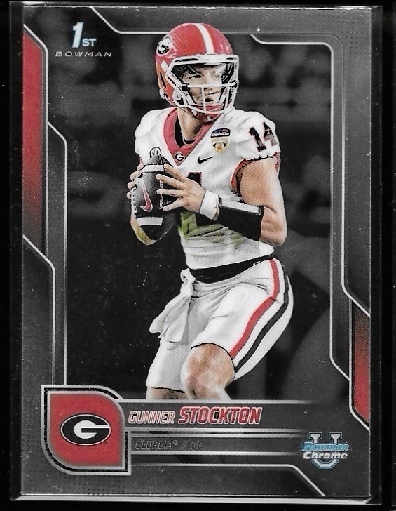 2025 Bowman Chrome U Gunner Stockton 1st Base #131 Georgia Bulldogs