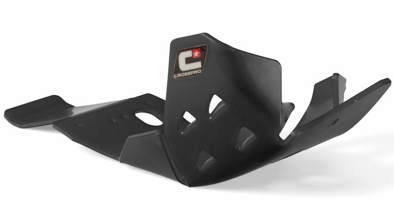 Plaque de dérapage CROSS-PRO évite la casse mécanique du moteur TM 250 Enduro