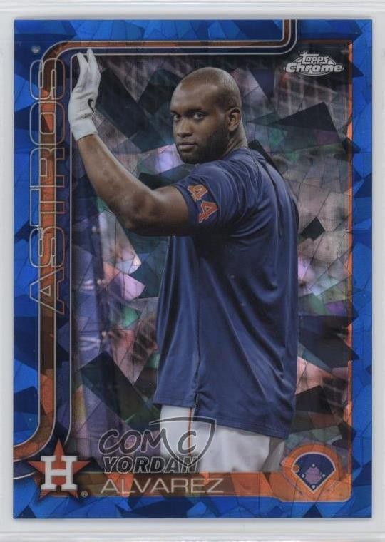 2025 Topps Chrome Sapphire Edition Image Variation SP Yordan Alvarez #267