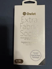 Owlet Extra Fabric Socks Deep Sea Teal 0-18 Month Smart Sock 3rd Gen