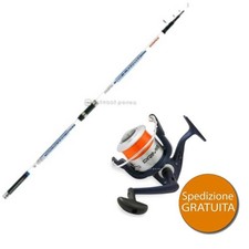 KIT PESCA CANNA TRABUCCO AVALON SURF CASTING IV M 4 G 150+VIGOR PRIME FD 80