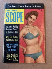 Picture Scope Men's girlie magazine 1957 Voluptuous Vixens Gorgeous Sex Kittens