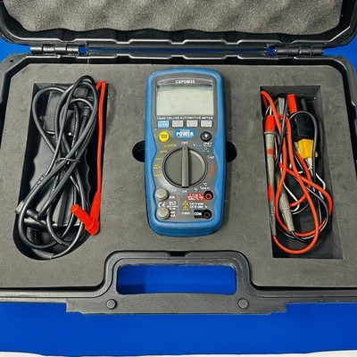 Blue Power Cornwell TRMS DELUXE AUTOMOTIVE METER CBPDM25 W- Case & Accessories