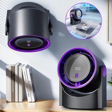 Rechargeable USB Desk Fan with Digital Display 100 Speed Ultra Quiet Table Fan