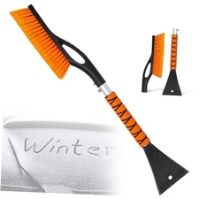 Snow Brush & Ice Scraper, 27 Inch, Ice Scrapers for Car Windshield, Detachable 