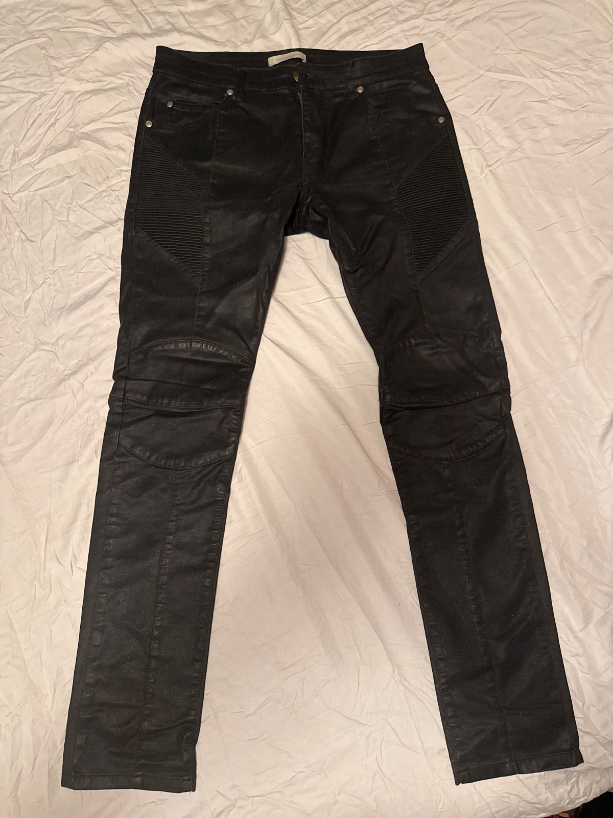 Balmain pants size 32 black regular length excellent condition