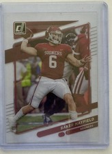 2024 Clearly Donruss Draft Picks Rookie Card Baker Mayfield #2 Oklahoma Sooners. rookie card picture