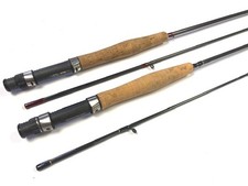 2 canne da mosca per trota Normark, Normark HT 8' e una Normark Alcedo 9' 6"