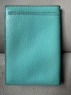 Kate Spade Passport Holder Case Leather teal  pre owned  — photo 3