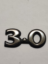00 01 02 Jaguar S-type 3.0 Emblem Badge Letters Symbol Trunk Rear Silver D91