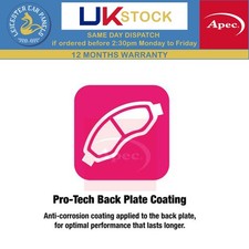 Apec Brake Pads Set For Rolls-royce Phantom 2003-2017 6.7 Rear PAD1285