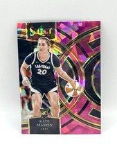 2024 Panini Select WNBA Premier Level Pink Ice Prizm Kate Martin #144 Rookie SP