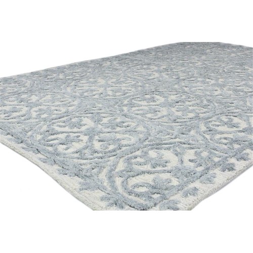 Bashian Area Rug Ivory/Slate 3'6" X 5'6" - Picture 6 of 6