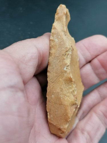 Middle Paleolithic Neanderthal France Beautiful Mousterian Scraper on flake - Picture 8 of 12