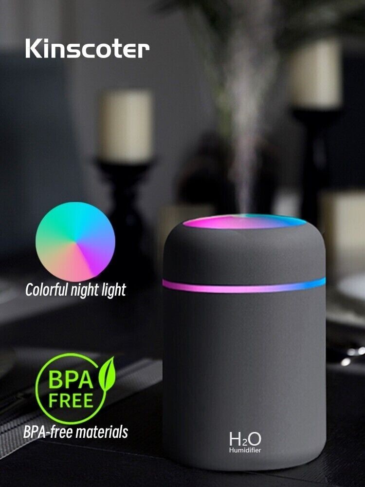 Air Humidifier H2O Portable Mini USB Aroma Diffuser Cool Mist For
