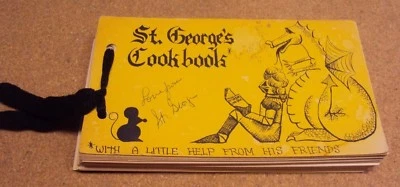 St George Livre de Recettes W un Peu Aide De Sa Amis 191 Recettes Vintage Signé - Photo 1/4
