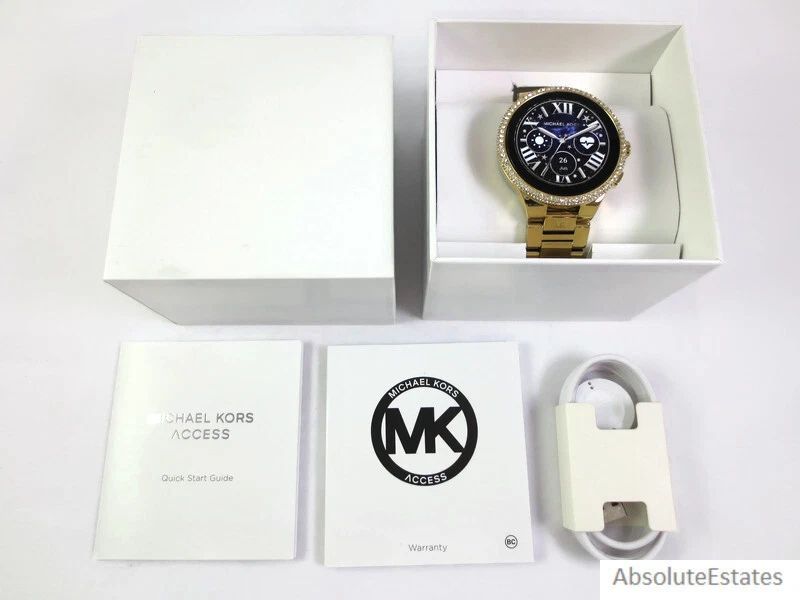 New Michael Kors Gen 6 Camille Gold Crystal MKT5144V Display Model  