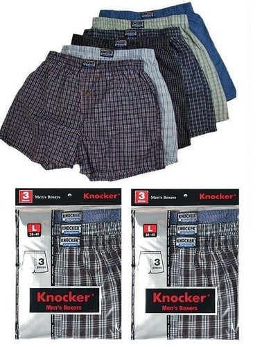 Nuevo paquete de 6 calzoncillos a cuadros para hombre ropa interior lote calzoncillos de algodón talla S-3XL - Imagen 5 de 8