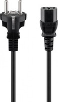 KaltgeräTe-Anschlusskabel, 3 M, Schwarz, (3*1 Mm²),Schutzkontaktstecker