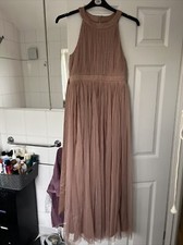 Anaya With Love Halter Neck Bridesmaid Dress - Pink - Size 10