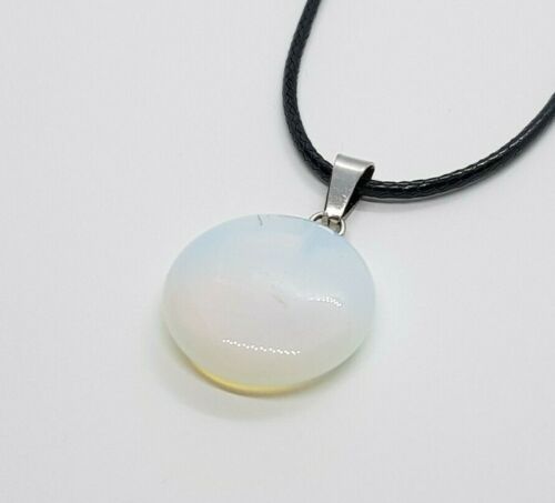 Globe Round Quartz Pendant Chakra Crystal Healing Stone Pendant Anxiety Necklace - Picture 99 of 125