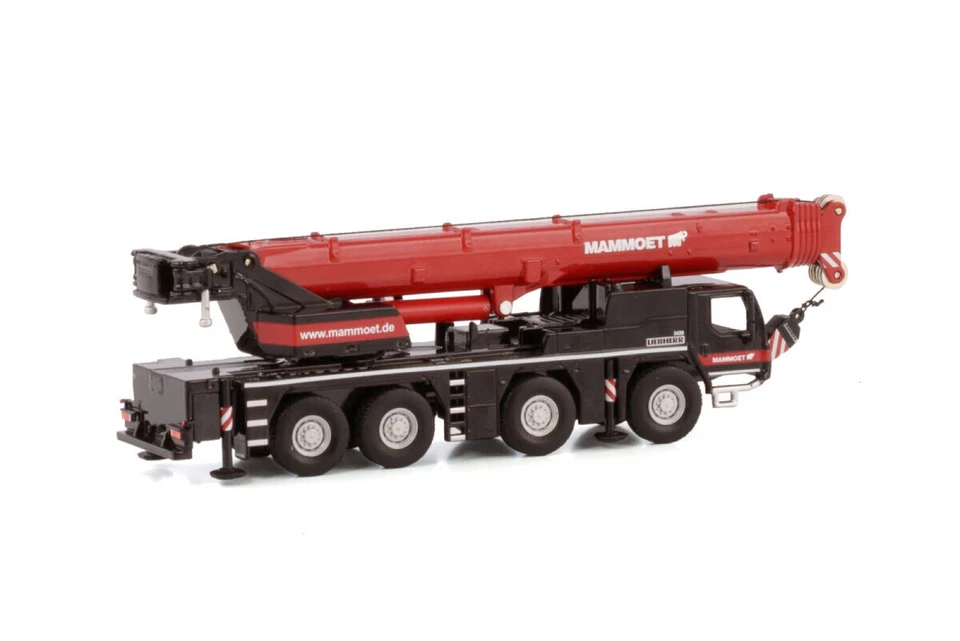 Modelli di camion Liebherr LTM 1120-4.1 gru "Mammoet" WSI, scala 1:87 - Immagine 3 di 4