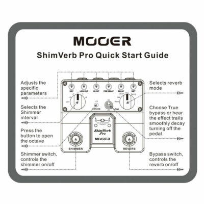 Mooer ShimVerb Pro Micro Reverb Guitar Effects Pedal New | eBay