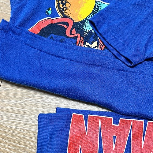 Vtg ZZZ’s DC Comics Superman Pajama Outfit 3T Toddler Shirt Pants Superhero Set - Picture 7 of 10