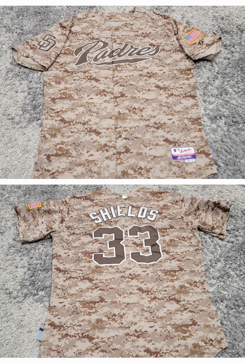Majestic San Diego Padres James Shields 33 Jersey Size 48 STITCHED