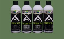 Green Gas for Airsoft BB, Pistol, Hand Gun, Rifle  13.5 oz. Can  4 Cans