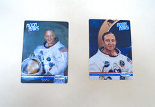 Cartes à collectionner astronaute américain (2) - Moonwalkers Aldrin & Mitchell, 50ème, Nice
