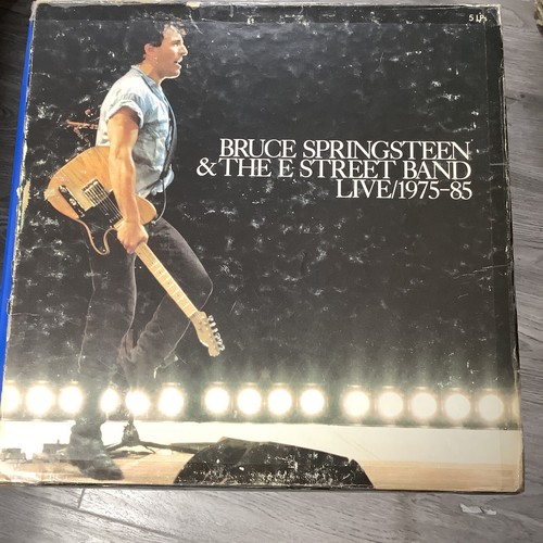 Bruce Springsteen & E Street Band Live 1975-85 Box Set 5 LP Albums 1986 Sealed - Afbeelding 1 van 18