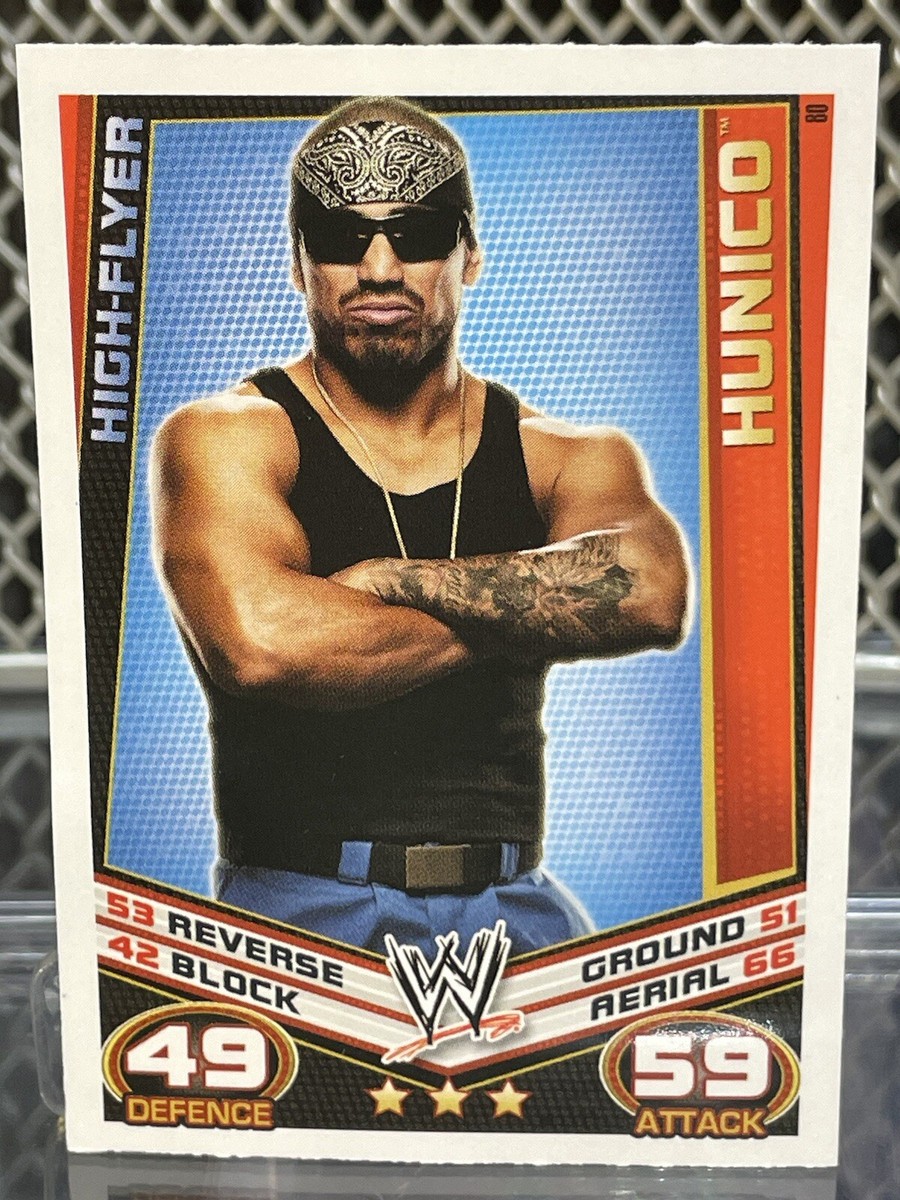 2012 Topps WWE Slam Attax Rebellion - Hunico #80 (RC) for sale