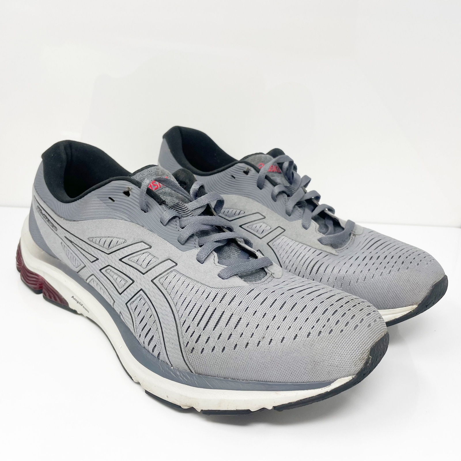 Asics Mens Gel Pulse 12 1011A844 Gray Running Shoes S… Gem