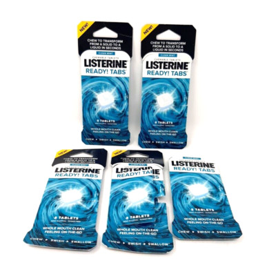 5x Listerine Clean Mint Ready Tabs... Best Deal Found Here! Read Description