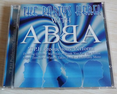 CD ALBUM THE PARTY'S HERE WHITH ABBA T.P.H.PRODUCTIONS PERFORM 20 TITEL 2002
