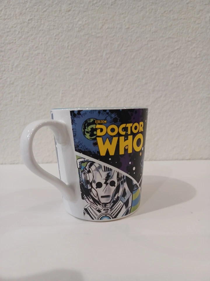 Taza de cerámica Dr. Who 20 oz serie ciencia ficción Tardis Dalek Cyberman Foto 3 de 4
